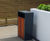 Chelsea Stainless Steel Litter Bin with Integral Ashtray 2