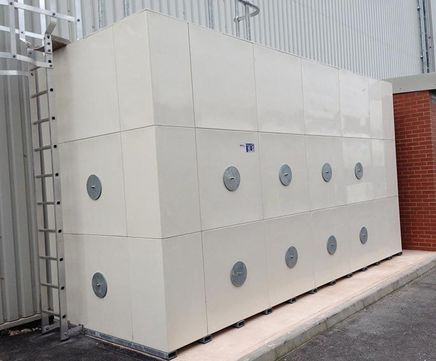 GRP sectional tanks for water storage