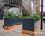 Bespoke FSC hardwood modular parklets 7