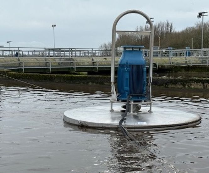 Rental and installation of high-speed aerators at Preston WwTW