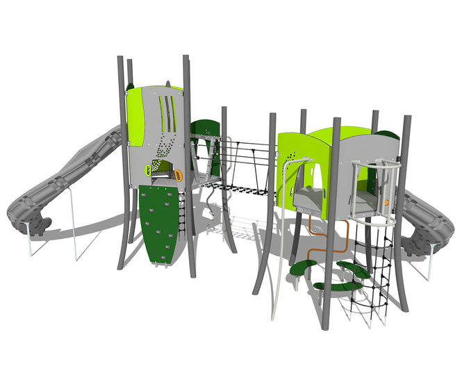 Pentagon Helix - metal multiplay unit with 2 towers (29+ users)