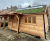 Timber garden room and pergola with green roofs 1