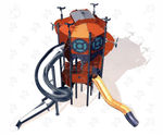 Octagonal Tower J47101 - steel play tower with slides and climbing