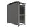 AUTOPA MM1 - lockable mild steel cycle shelter with mesh doors 4