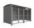 AUTOPA MM1 - lockable mild steel cycle shelter with mesh doors 1