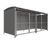AUTOPA MM1 - lockable mild steel cycle shelter with mesh doors 0