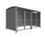 AUTOPA MM1 - lockable mild steel bin store with mesh doors 4