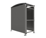 AUTOPA MM1 - lockable mild steel bin store with mesh doors