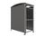 AUTOPA MM1 - lockable mild steel bin store with mesh doors 0