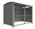 AUTOPA MM1 - lockable mild steel bin store with mesh doors 2