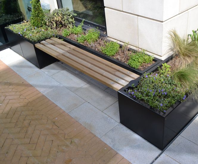 Bexley planter bench
