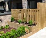 Grenadier rectangular FSC timber planter - on this page