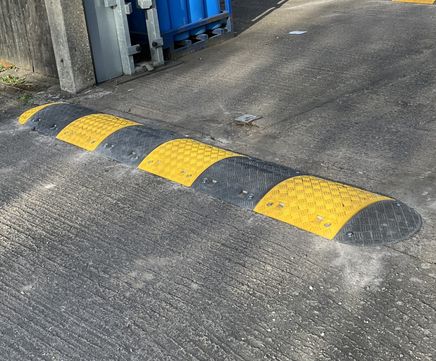 Speed Ramp 75 - 75mm-high recycled plastic traffic calming ramp
