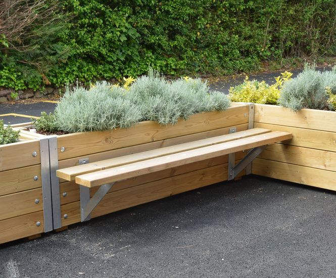 Henley planter bench