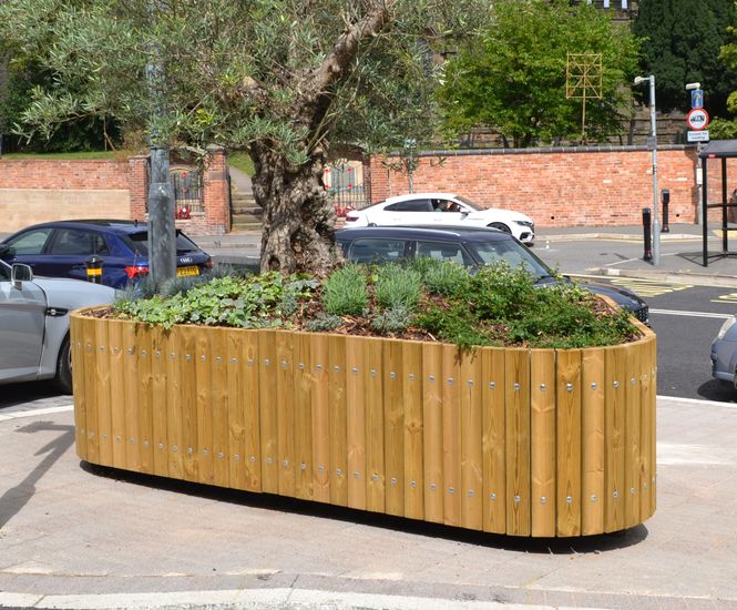 Swithland - budget modular FSC timber planters