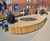 Swithland Island planter bench 0
