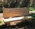 Interpretive Bench - hardwood oak outdoor seating with bespoke engravings 1