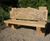 Interpretive Bench - hardwood oak outdoor seating with bespoke engravings 0