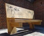 Memorial Bench - hardwood oak bench with commemorative engravings