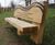 Memorial Bench - hardwood oak bench with commemorative engravings 5