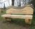 Memorial Bench - hardwood oak bench with commemorative engravings 4