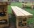Verdyn Picnic Table - Oak outdoor table with decorative engraving 3