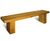 Verdyn Bench - hardwood oak outdoor bench for parks and public spaces 0