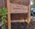 Woodsman badging sign - engraved oak outdoor signage 0