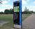 Enigma Monolith - stainless steel outdoor wayfinding sign system 4