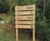 Ladder Sign - wood, engraved oak outdoor wayfinding 5