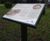 Musketeer™ - single-leg metal lectern interpretation displays 0