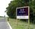 Bowman A Entrance Sign - oak outdoor sign for site or building entrances 2