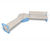 Rosenlund Hex - modular steel and timber bench group 1