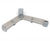 Rosenlund - L-shaped steel and timber modular bench group 4