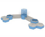 Rosenlund Seating Group (L) - with planters and trellis