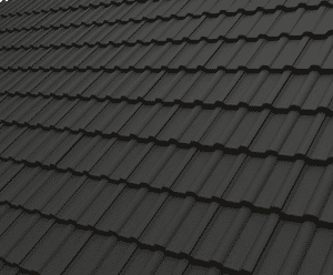 Double Roman - curved-profile concrete roof tile