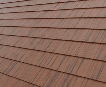 Duo Thin Flat - low-profile concrete roof tile