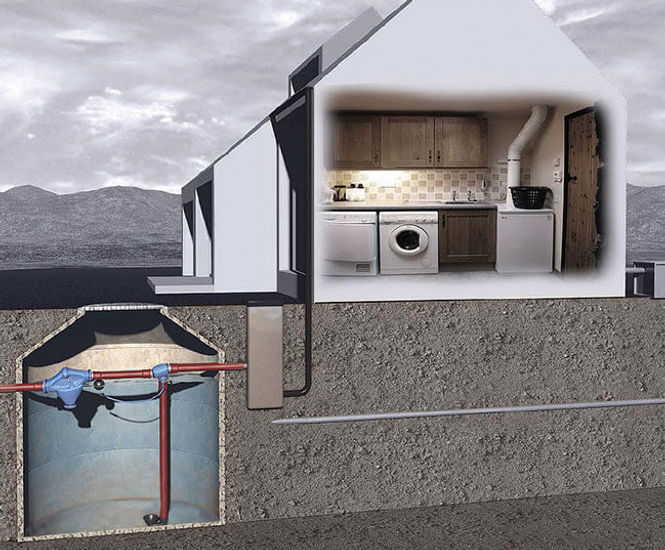 Precast concrete rainwater harvesting chambers