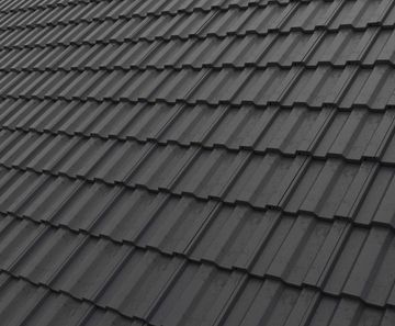 Square Top - low-profile concrete roof tile