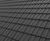 Square Top - low-profile concrete roof tile 0
