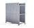 EM1 Shelter - galvanised steel bin store shelter with lockable mesh doors 1