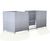 EMC1 Shelter - galvanised steel bin storage compound with mesh door 2