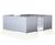 EMC1 Shelter - galvanised steel bin storage compound with mesh door 4