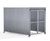 FM1 Shelter - galvanised steel bin storage shelter with lockable mesh doors 2