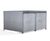 FM2 Shelter - galvanised steel bin storage shelter with lockable doors 3