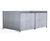 FM2 Shelter - galvanised steel bin storage shelter with lockable doors 4