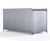 GM2 Shelter - galvanised steel bin shelter with lockable doors 2