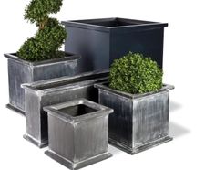 Grosvenor Planter - traditional faux lead planter