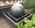 Geo Sphere Fountain - sculptural fountain and water feature 3