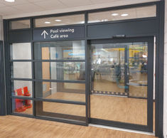 Automating sliding doors - Spennymoor Leisure Centre